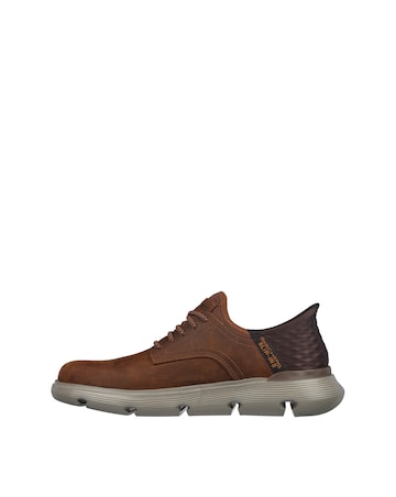 Skechers Garza Slip-Ins Shoe - Dark Brown Leather