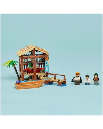 LEGO ONE PIECE Windmill Village Hut Building Kit, Role-Play Pirate Toy 75636