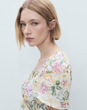 Mango Floral Midi Dress
