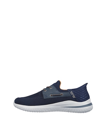Skechers Slip-ins Bungee Wide Fit Shoe - Navy