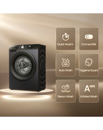 Hisense 3S Series WF3S1243BB3 WiFi-enabled 12kg 1400 Spin Washing Machine - Blac