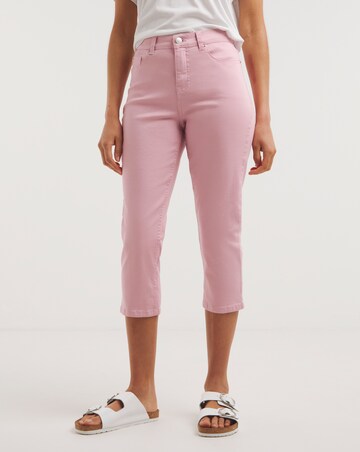 Dusky Pink 24/7 Crop Jean