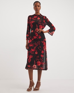 Joanna Hope Magisculpt Midi Mesh Dress