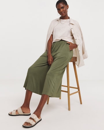 2 Pack Blush/Khaki Jersey Culottes