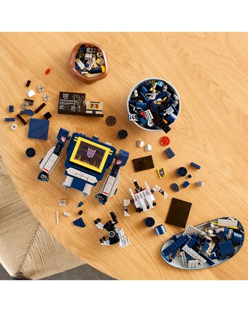 LEGO Icons Transformers: Soundwave Model Kit, Home and Office Decor Set