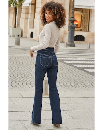 Sosandar Contour Waist Kick Flare Jean