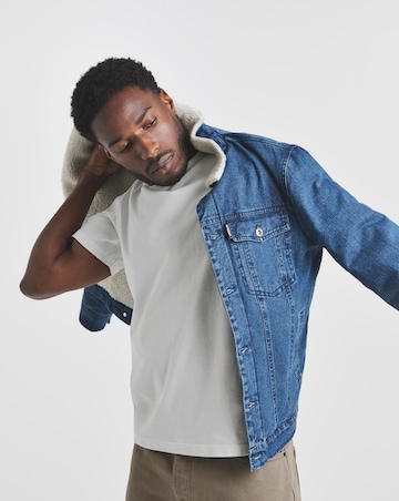 Union Borg Lined Denim Jacket