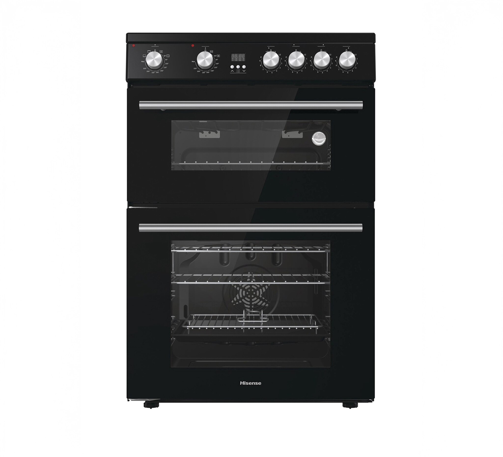 A black Hisense cooker