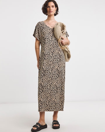 Great Value Soft Touch Midi T-Shirt Dress