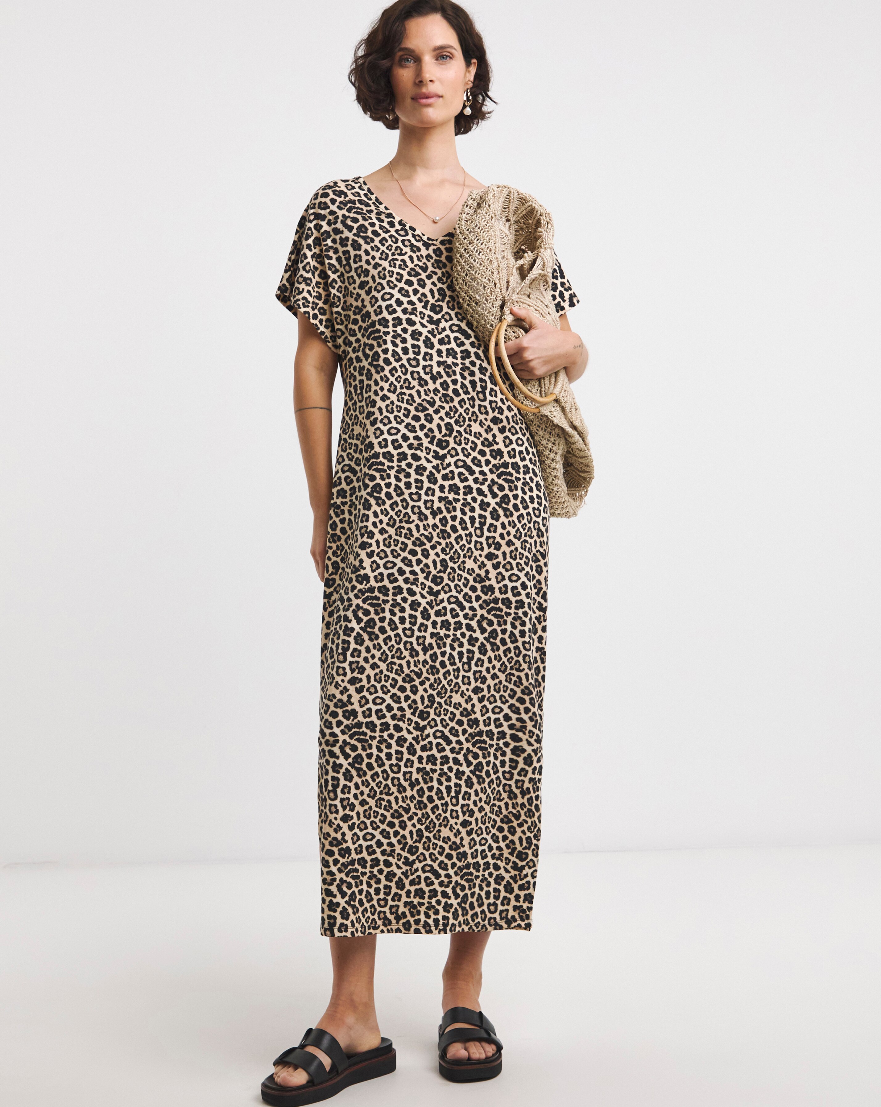 Great Value Soft Touch Midi T-Shirt Dress