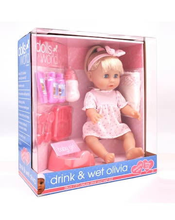 Dolls World Drink & Wet Olivia Doll