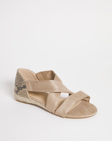 Sonya Multi Strap Espadrille - Extra Wide Fit (EEE)