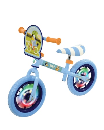 Bluey 12 Inch Balance Bike with Light Up Wheels