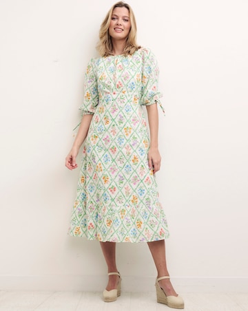 Nobody's Child Dominique Broderie Midi Dress