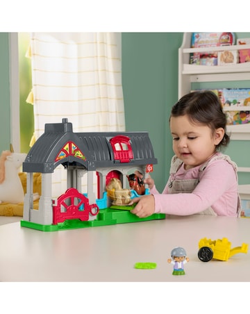 Fisher-Price Little People Friendly Horses Stable Playset