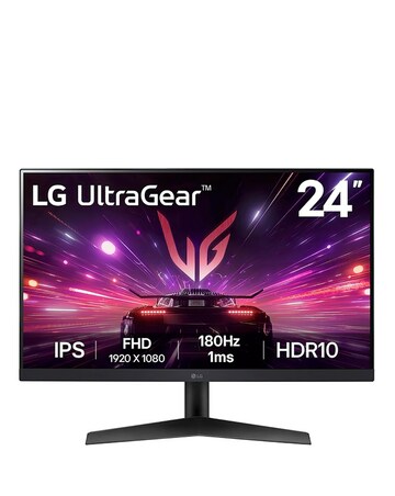 LG UltraGear 24GS60F-B.AEK 24in 180Hz Full HD Rapid IPS LCD Gaming Monitor