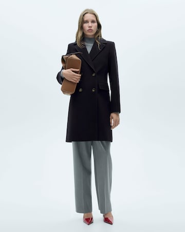 Mango Double Breasted Wool Coat