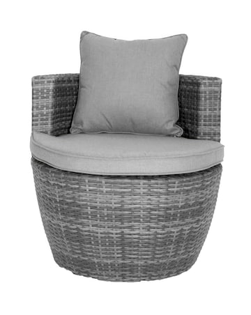 Charles Bentley 3 Piece Stacking Rattan Bistro Set