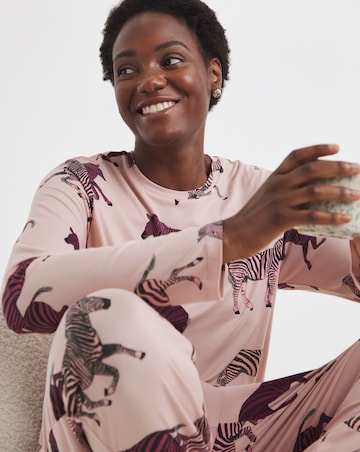 Chelsea Peers Jersey Crew Neck Pyjama Set