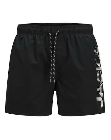 Jack & Jones Maui Logo Swim Short - Black