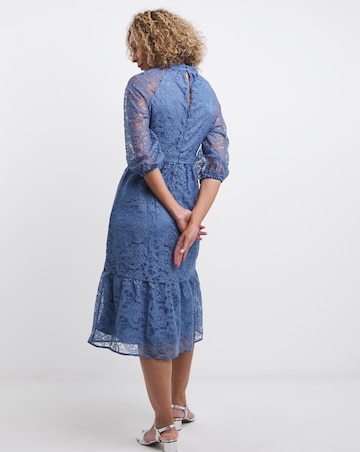 Joanna Hope Lace Midi Dress