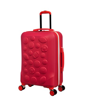 IT Luggage Half-Time Kids Eco Cabin Suitcase - Poppy Red