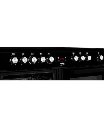 Beko KDVC100K Double Oven with Grill - Electric Range Cooker - Black