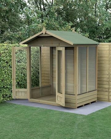 4LIFE Apex Summerhouse 6x4 - Double Door - 5 Window (Home Delivery)