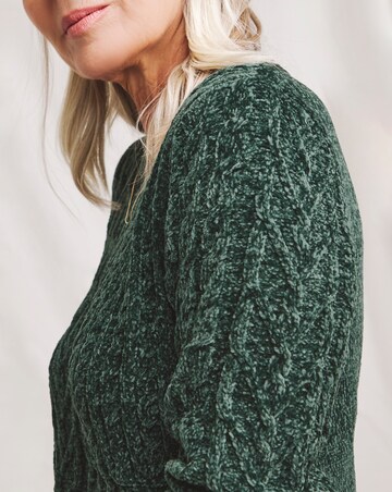 Julipa Mixed Cable Chenille Jumper