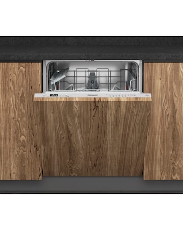 Hotpoint H2IHD526UK Fully Integrated Full Size Dishwasher 14 Place Silver