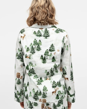 Cyberjammies Fern Pyjama Top Alpine Print