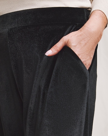 Julipa Velour Tapered Trouser