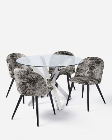 Bodie 4 Seater with 4 Savannah Chairs