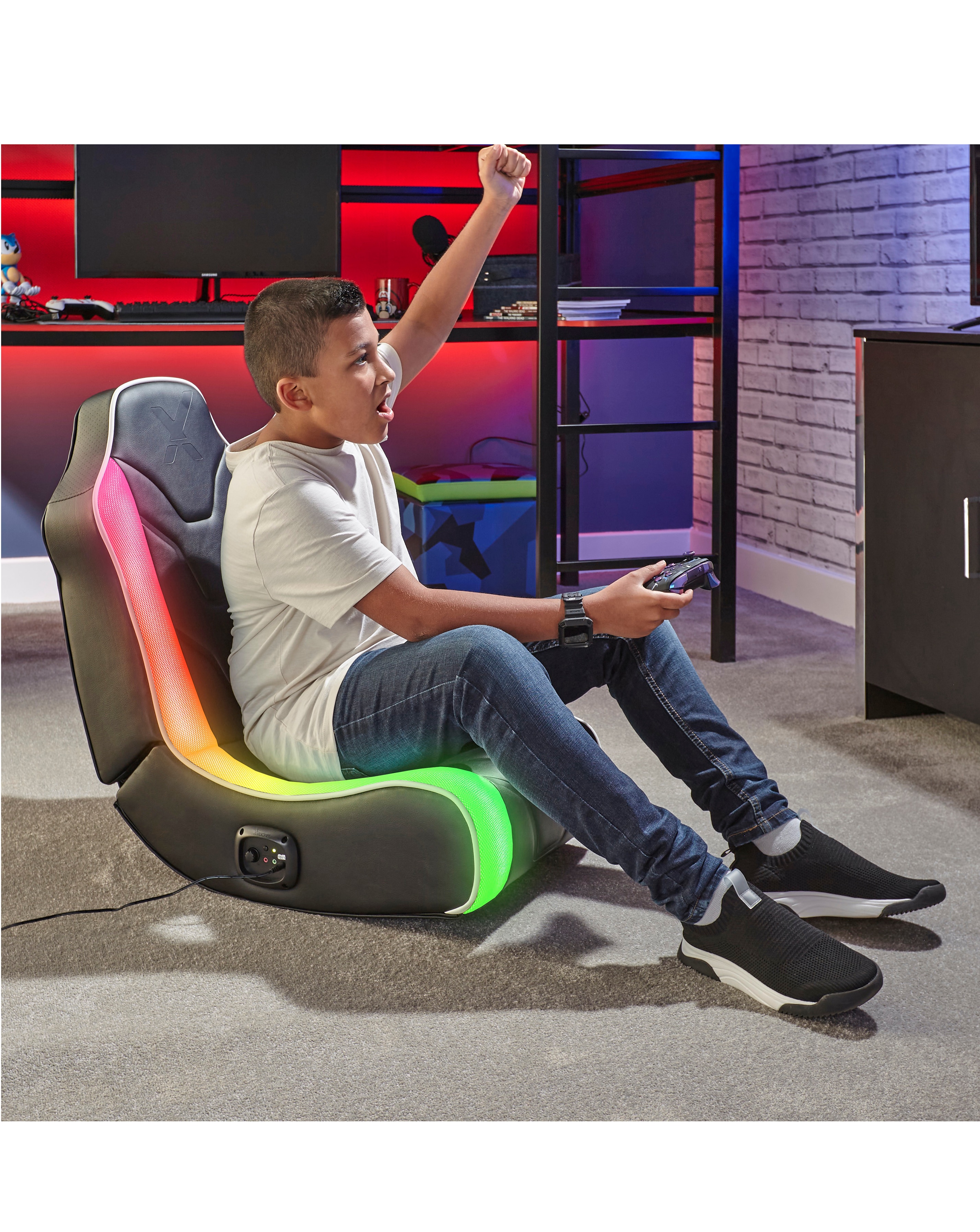 Rgb Led Gaming Rocker Chimera Gaming Chair X Rocker Chimera Audio