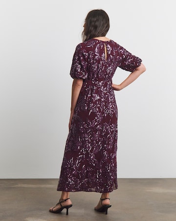 Joanna Hope Floral Sequin Tea Dress