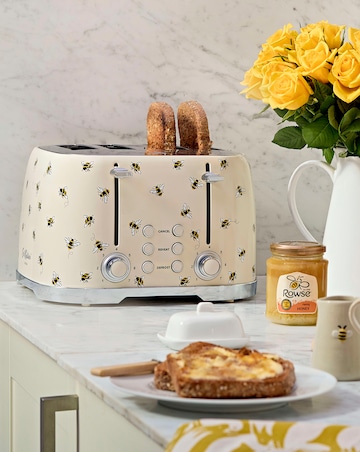 Cath Kidston Bees 4 Slice Toaster