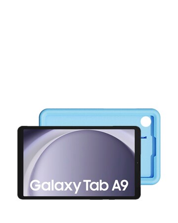 Samsung Galaxy Tab A9 8.7in 64GB WiFi Tablet with Kids Case - Grey/Blue