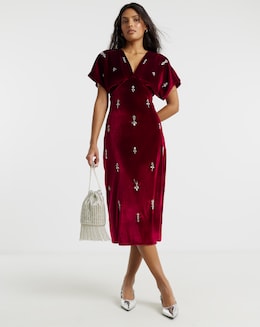 Hope &amp; Ivy Farah Midi Dress