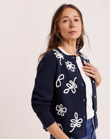 Julipa Embroidered Knit Cardigan