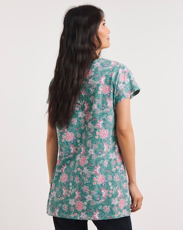 Julipa Round Neck Printed Tunic