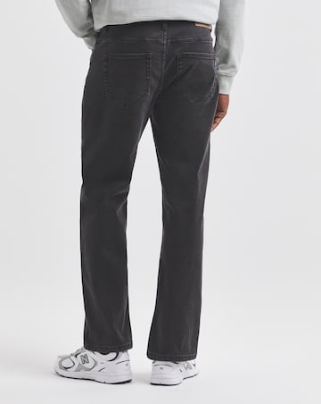 Union Loose Fit Stretch Jeans Black