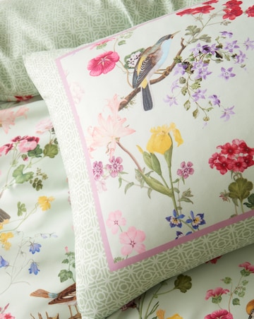 RHS x Catherine Lansfield Birds in Bloom Soft Touch Floral Duvet Cover Set