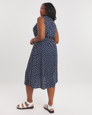 Joe Browns Maisie Polka Dot Midi Aysmmetric Dress