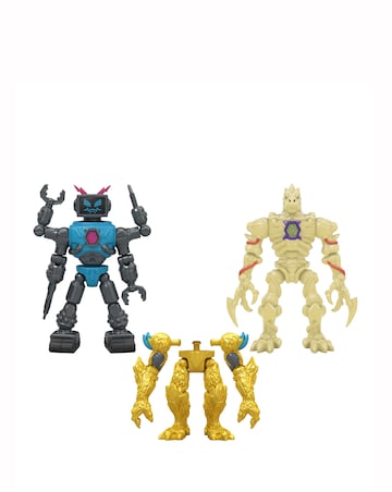 MrBeast Lab Hybrids Multipack Lab-Bot vs Gid Skeleton Figures