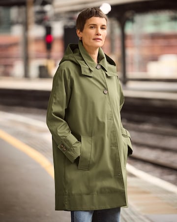 Khaki Trench Car Coat