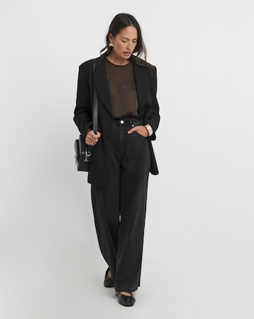 Satin Mix Sheer Vest