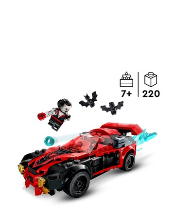 LEGO Marvel Miles Morales vs. Morbius Toy Car Set 76244