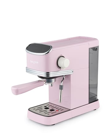 Salter Retro Pink Espresso Machine