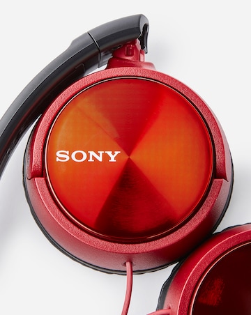 Sony MDR-ZX310 Wired On-Ear Headphones - Red