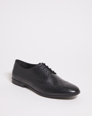 Formal Leather Brogue Wide